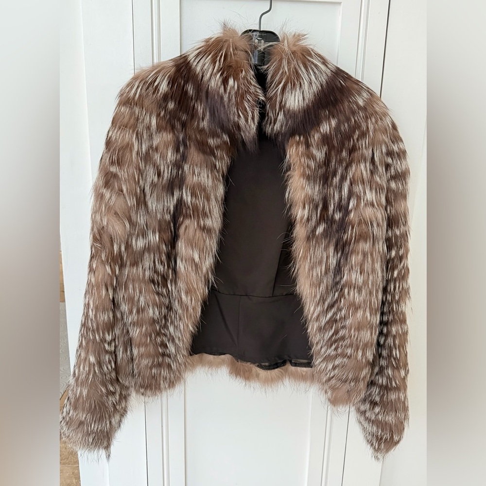 Women's Silver Fox Fur Jacket